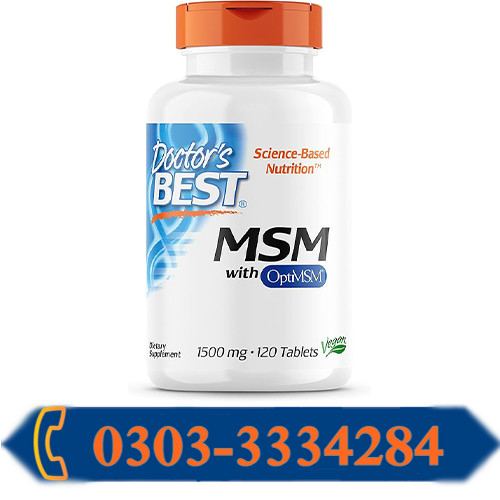 doctor's best, msm with optimsm®, 1,500 mg, 120 tablets in Pakistan